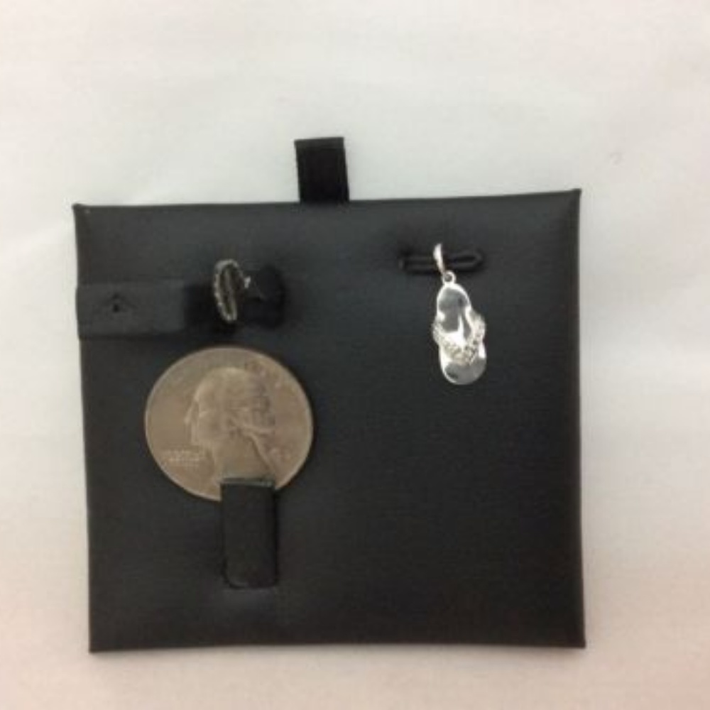 10K GOLD SANDAL FLIP FLOP CHARM - Picture 6 of 8